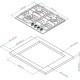 Варочная поверхность Kuppersberg/ Варочная поверхность Kuppersberg, газ, Classic, 61 см, автоматический электроподжиг, газ-контроль, SABAF конфорки, чугунные решетки, цвет бежевый, цвет фурнитуры бронзовый