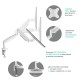 ONKRON кронштейн для монитора 13"-32" настольный, белый G100 (Мятая упаковка)
