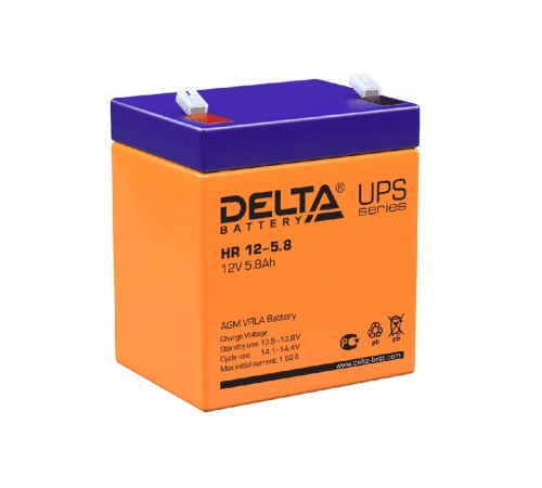 Аккумуляторная батарея DELTA BATTERY HR 12-5.8 Аккумуляторная батарея DELTA BATTERY HR 12-5.8