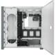 Корпус без блока питания/ Case Corsair iCUE 5000X RGB, Midi-Tower, TG, 3x120mm RGB, 2xUSB-A 3.2, 1xUSB 3.2 Type-C, E-ATX, ATX, mATX, mITX White