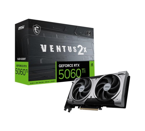 Видеокарта/ GeForce RTX 5060 Ti 16G VENTUS 2X OC PLUS Видеокарта/ GeForce RTX 5060 Ti 16G VENTUS 2X OC PLUS
