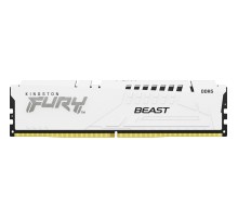 Память оперативная/ Kingston 64GB 5600MT/s DDR5 CL40 DIMM (Kit of 4) FURY Beast White XMP