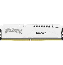Память оперативная/ Kingston 64GB 5600MT/s DDR5 CL40 DIMM (Kit of 4) FURY Beast White XMP