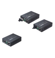 медиа конвертер/ PLANET 10/100/1000Base-T to WDM Bi-directional Fiber Converter - 1550nm - 15KM