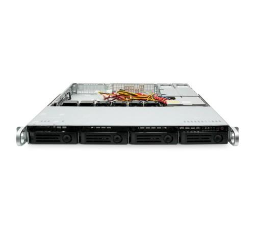 Серверный корпус/ 1U chassis;  Mini-ITX, Micro-ATX, ATX MBs; 4 x 3.5'' hsb; 2 x USB; 1 x COM port (Front); 1 x FH expantion slot; 600W (1+1) (80 Plus Platinum); no rails