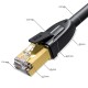 GCR Патч-корд PROF прямой 0.75m, FTP медь кат.6, позолоч. контакты и коннектор, 25 AWG, Deluxe ethernet high speed 10 Гбит/с, RJ45, T568B, GCR-52546