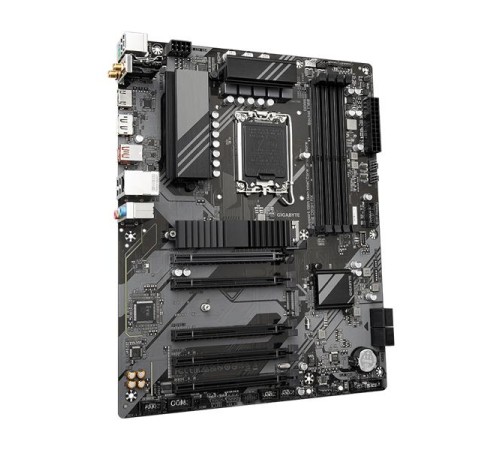 Материнская плата GIGABYTE B760 DS3H AX, LGA1700, B760, 4*DDR5, 4*SATA, 2*M.2, 1*USB 3.2, 4*USB 2.0, Type-C, 5*PCIx16, HDMI+DP, ATX