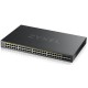 Коммутатор L2 коммутатор PoE+ Zyxel NebulaFlex Pro GS2220-50HP, rack 19", 44xGE PoE+, 4xCombo (SFP/RJ-45 PoE+), 2xSFP, бюджет PoE 375 Вт