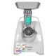 Мясорубка BOSCH/ РОЗНИЧНЫЙ ЭКСКЛЮЗИВ!! 600/1800Вт, 3 кг/мин., белый/серый фронт, реверс, отсек для хран., 3 диска, кебаб