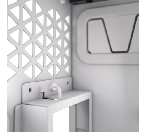 Корпус без блока питания/ Case Corsair 6500D Airflow, Midi-Tower, TG, no fan, 4xUSB-A 3.2, 1xUSB 3.2 Type-C, E-ATX, ATX, mATX, mITX White