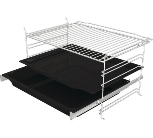 Встраиваемые электрические духовки 60 см GORENJE/ BOS6737E06WG, Духовой шкаф, Полезный объем: 77 л, Сенсорный программатор IconLED, Плавное открывание и закрывание дверцы, Решетка, Частично выдвижные телескопические направляющие на 1-м уровне, Дверца Comp