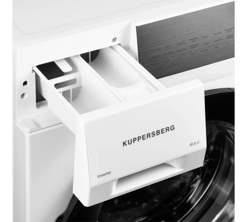 Стиральная машина KUPPERSBERG/ Стиральная машина KUPPERSBERG, High-Tech, загрузка 10.5 кг, 14 программ, 1400 об/мин. сенсорное/механическое управление, инверторный двигатель, функция пара, отложенный старт, самодиагностика, блокировка от детей, энергоэффе Стиральная машина KUPPERSBERG/ Стиральная машина KUPPERSBERG, High-Tech, загрузка 10.5 кг, 14 программ, 1400 об/мин. сенсорное/механическое управление, инверторный двигатель, функция пара, отложенный старт, самодиагностика, блокировка от детей, энергоэффе