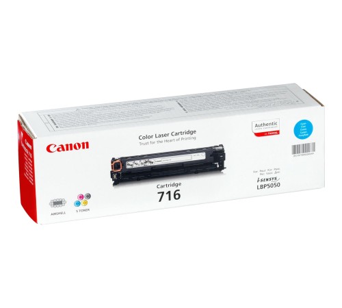 Тонер-картридж/ CARTRIDGE 716 CYAN/LBP5050 Тонер-картридж/ CARTRIDGE 716 CYAN/LBP5050