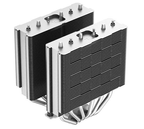 Кулер для процессора DEEPCOOL AG620 LGA20XX/1700/1200/115X/AM5/AM4 (9шт/кор, TDP 260W, PWM, DUAL Fan 120mm, 6 тепл. Трубок) RET (R-AG620-BKNNMN-G-1)