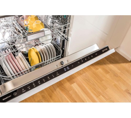Посудомоечная машина Gorenje/ Посудомоечная машина Gorenje, загрузка 13 комплектов, стандартный мотор, регулировка верхней корзины по высоте, 2 корзины, сенсорное управление, световой и звуковой сигнал завершения цикла, отсрочка, полный AquaStop, энергоэф