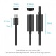 Активный кабель-удлинитель Vention USB 2.0 AM/AF с усилителем - 10м Черный