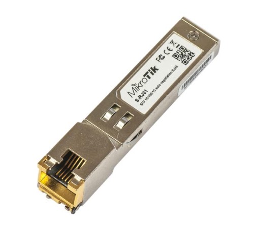 Трансивер MikroTik RJ45 SFP 10/100/1000M copper module Трансивер MikroTik RJ45 SFP 10/100/1000M copper module