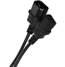 Кабель/ Кабель монитор - компьютер 220V (UPS -> устройство) <VDE> 3G*0.75mm2 VCOM <CE001-CU0.75-5>, 5,0м
