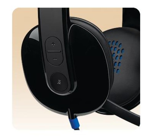Гарнитура Logitech H540 (USB, элементы управления на наушнике, кабель 1.8м) (M/N: A-00042) Гарнитура Logitech H540 (USB, элементы управления на наушнике, кабель 1.8м) (M/N: A-00042)