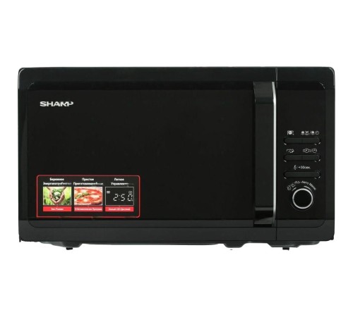 Микроволновая печь Sharp/ 20 л, 800 Вт, эмаль, черный Микроволновая печь Sharp/ 20 л, 800 Вт, эмаль, черный