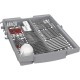 Встраиваемая посудомоечная машина BOSCH загрузка на 10 комплектов посуды, электронное управление, 6 программ, 44.8x55x81.5 см, нержавеющая сталь цвет, сушка: с открыванием дверцы/с теплообменником, индикация на полу: луч