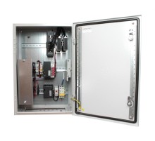 Уличный коммутатор OSNOVO OS-46TB3(SW-80802/ILS(port 75W)) Уличный управляемый (L2+) коммутатор на 10 портов с термостабилизацией, грозозащитой портов PoE, резервным питанием и функцией мониторинга температуры/влажности