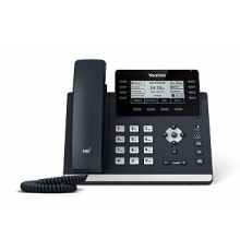 Проводной телефон SIP YEALINK SIP-T43U, 12 аккаунтов, 3.7" LCD-экран 360х160, 2 порта USB, BLF,  PoE, GigE, без БП, шт