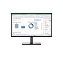 Монитор Lenovo ThinkVision P27h-30 27" QHD (2560x1440) IPS, AG, 4ms, 350N, 1xHDMI 2.1, 1xDP 1.4, 1xDP 1.4 Out, 1xUSB-C 3.2 Gen 1 (DP Alt Mode, PD up to 100W), 4xUSB 3.2 Gen 1, 1xEthernet(RJ45), LTPS, 1Y