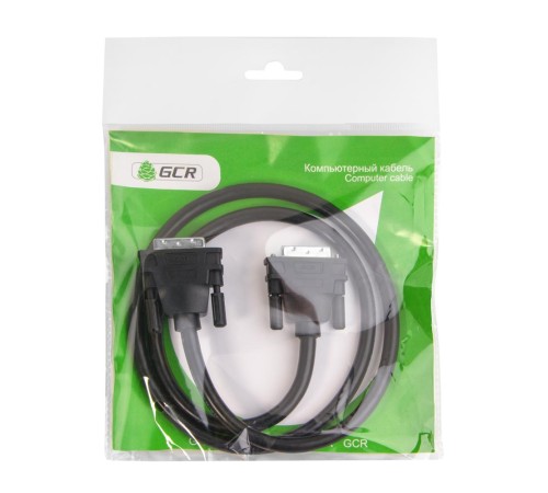 Greenconnect Кабель DVI-D 5.0m, черный, OD 8.5mm, 28/28 AWG, DVI/DVI, 25M/25M, GCR-DM2DMC-5.0m, двойной экран Greenconnect Кабель DVI-D 5.0m, черный, OD 8.5mm, 28/28 AWG, DVI/DVI, 25M/25M, GCR-DM2DMC-5.0m, двойной экран
