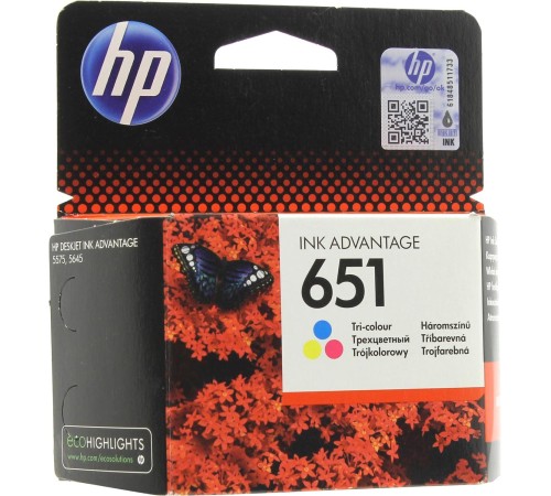 Картридж/ HP 651 Tri-colour Ink Cartridge
