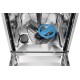 Встраиваемые посудомоечные машины ELECTROLUX/ Встраиваемая узкая посудомоечная машина, загрузка на 9 комплектов посуды, сенсорное управление, 8 программ, 44.6x55x82 см, черный цвет, сушка: с открыванием дверцы, индикация на полу: проекция дисплея
