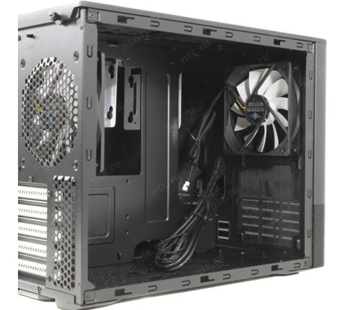 Корпус ПК без блока питания/ Case Fractal Design Node 804, Mini-Tower, 3x120mm, 2xUSB-A 3.2 mATX, mITX Black