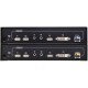 Удлинитель/extender, DVI-D+AUDIO+RS232, 20 км., 1xОптич.волокно одномод./singlemode 1310/1550нм, DVI-D+2xMINIJACK+DB9+LС+2xUSB А-Тип+2xUSB B-Тип, F, без шнуров, 2xБ.П. 220> 5.3V, (до 1920x1200 60Hz;HDTV 720p/1080p;HDCP)/ DVI Optical KVM Extender W/1.8M W/