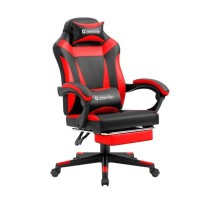 Defender Игровое кресло Cruiser Черный/Красный,PU,подножка D