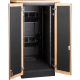 Шкаф Шкаф LANMASTER SOUNDPROOF звукоизолированный 24U 750x1130 мм, отделка под дерево, цвет лиственница