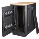 Шкаф Шкаф LANMASTER SOUNDPROOF звукоизолированный 24U 750x1130 мм, отделка под дерево, цвет лиственница