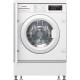 Встраиваемая стиральная машина BOSCH 60x55.5x85см, фронтальная загрузка, объем загрузки белья 7кг, 1200 об/мин