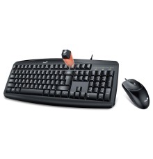 Комплект Genius Smart KM-200 Only Laser (клавиатура Smart KB-200 + мышь NetScroll 120 V2), Black, USB