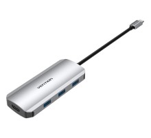 Мультифункциональный хаб Vention USB Type C 7 в 1