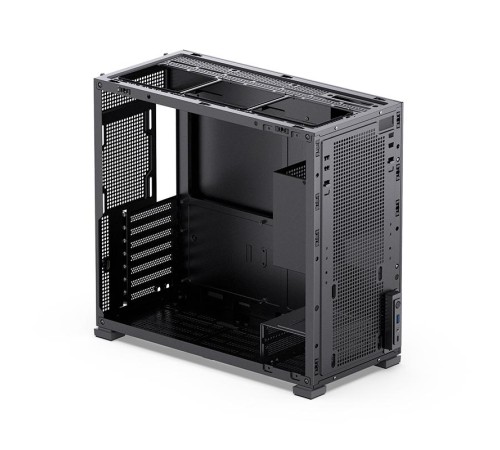 Корпус без блока питания/ Case JONSBO D41 STD SCREEN, Midi-Tower, TG, no fans, 1xUSB-A 3.2 + 1xUSB-C 3.2, ATX, mATX, mITX Black