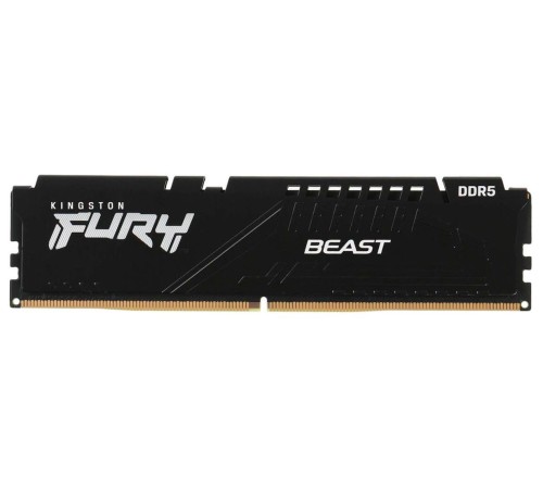Память оперативная/ Kingston 16GB 6000MT/s DDR5 CL30 DIMM (Kit of 2) FURY Beast Black XMP Память оперативная/ Kingston 16GB 6000MT/s DDR5 CL30 DIMM (Kit of 2) FURY Beast Black XMP