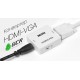 Мультимедиа конвертер VGA to HDMI Greenconnect серия Greenline GL-v122