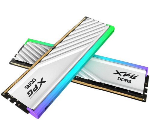Оперативная память ADATA LANCER BLADE RGB DDR5 DIMM 32GB 6000MHz 2*16GB 30-40-40 1.35V WHITE DUAL TRAY