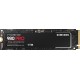 Твердотельные накопители/ Samsung SSD 980 PRO, 1000GB, M.2(22x80mm), NVMe 1.3c, PCIe 4.0 x4, 3-bit MLC, R/W 7000/5000MB/s, IOPs 1 000 000/1 000 000, DRAM buffer 1024MB, TBW 600, DWPD 0.33, with Heatsink (12 мес.)