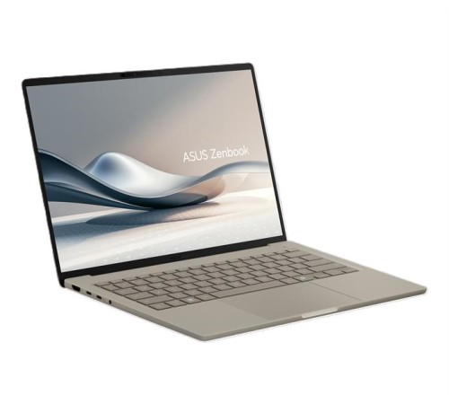 Ноутбук ASUS Zenbook A14 UX3407QA-QD197W Snapdragon X  X1 26 100  Qualcomm/LPDDR5X 16GB 512GB PCIE G4 SSD/ Adreno GPU/ 14"WUXGA (1920 x 1200) WIN11 HOME 0.74 kg Zabriskie Beige