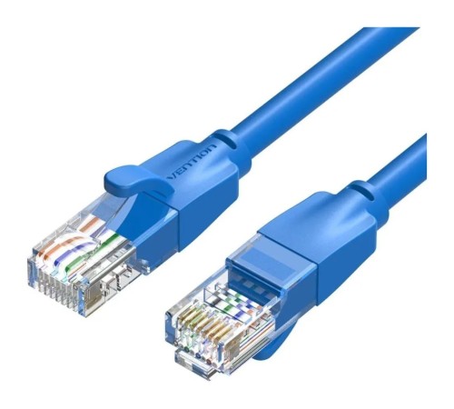 Патч-корд Vention прямой UTP cat.6, RJ45 - 5м. Синий