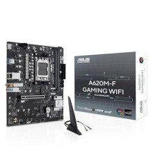 Материнская плата ASUS A620M-F GAMING WIFI, AM5, A620, 4*DDR5, 4*SATA, 2*M.2, 2*USB 3.2, 4*USB 2.0, 2*PCIx16, 2*PCIx1, 2*DP+VGA, mATX; 90MB1KT0-M0EAY0