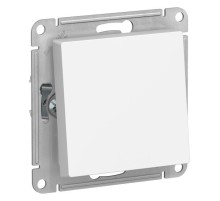 ATLASDESIGN AQUA 1-клавишный ПЕРЕКЛЮЧАТЕЛЬ IP44, сх.6, 10АХ, механизм, БЕЛЫЙ