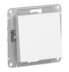 ATLASDESIGN AQUA 1-клавишный ПЕРЕКЛЮЧАТЕЛЬ IP44, сх.6, 10АХ, механизм, БЕЛЫЙ