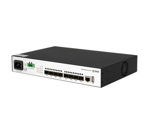 коммутатор SNR Управляемый коммутатор уровня 2+, 8 x 1/10GE SFP+. Питание: 220V AC + встроенный UPS 12V